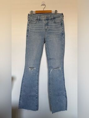 American Eagle Outfitters Light Blue Skinny Kick Jeans